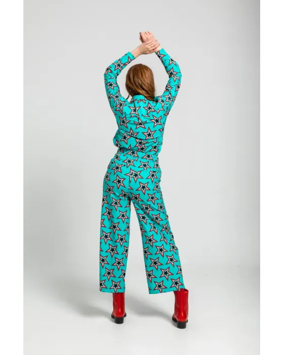 Pantalón Culotte Estrellas Bowie · Lolina Starwoman