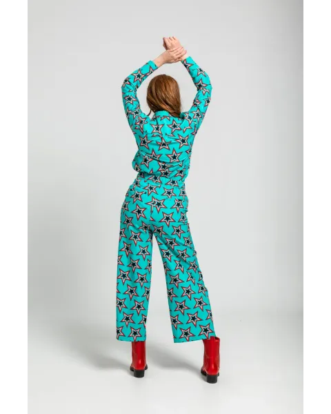 Pantalón Culotte Estrellas Bowie · Lolina Starwoman