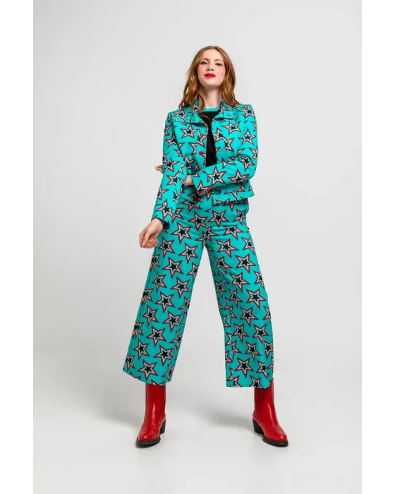 Pantalón Culotte Estrellas Bowie · Lolina Starwoman