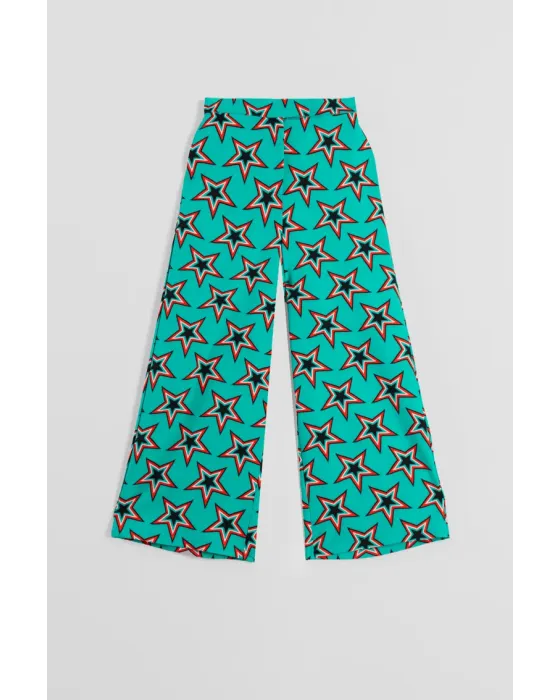 Pantalón Culotte Estrellas Bowie · Lolina Starwoman