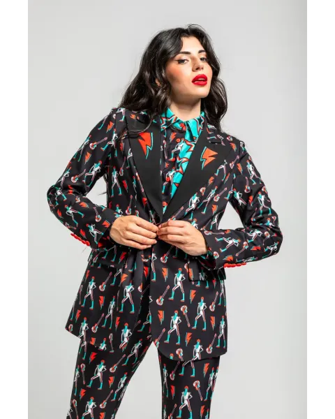 Blazer Ribete Bowie y Rayos · Lolina Let’s Dance