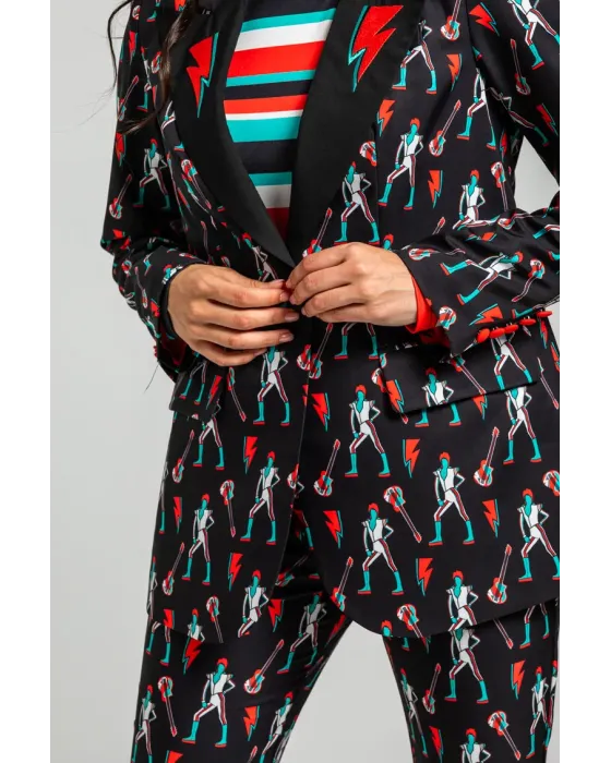 Blazer Ribete Bowie y Rayos · Lolina Let’s Dance
