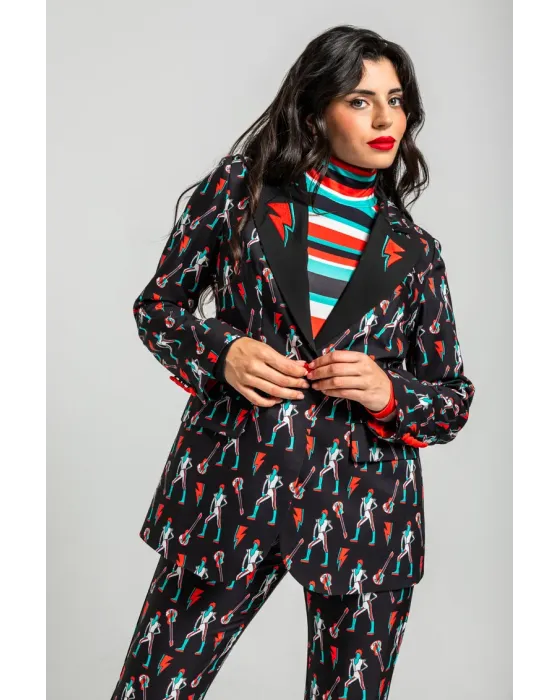 Blazer Ribete Bowie y Rayos · Lolina Let’s Dance