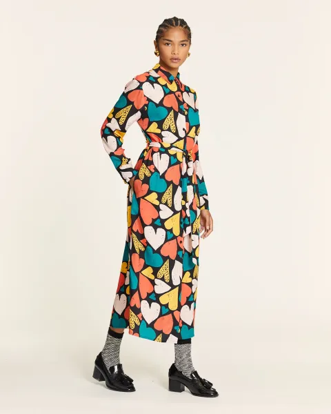 Vestido PepaLoves Corazones Camisero · AW25