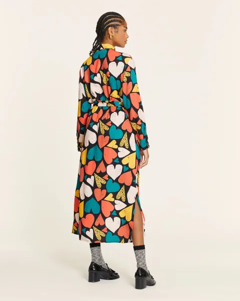Vestido PepaLoves Corazones Camisero · AW25