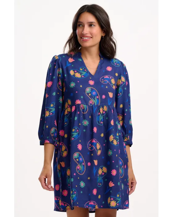 Vestido Mini Sugarhill Brighton Pollyanna Smock · Moda sostenible y colorida