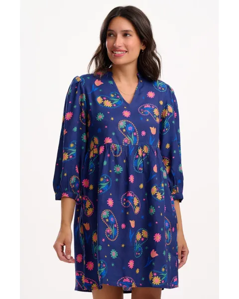 Vestido Mini Sugarhill Brighton Pollyanna Smock · Moda sostenible y colorida
