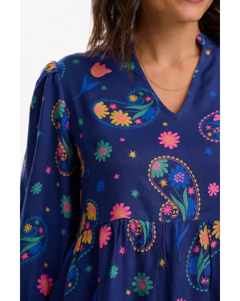 Vestido Mini Sugarhill Brighton Pollyanna Smock · Moda sostenible y colorida