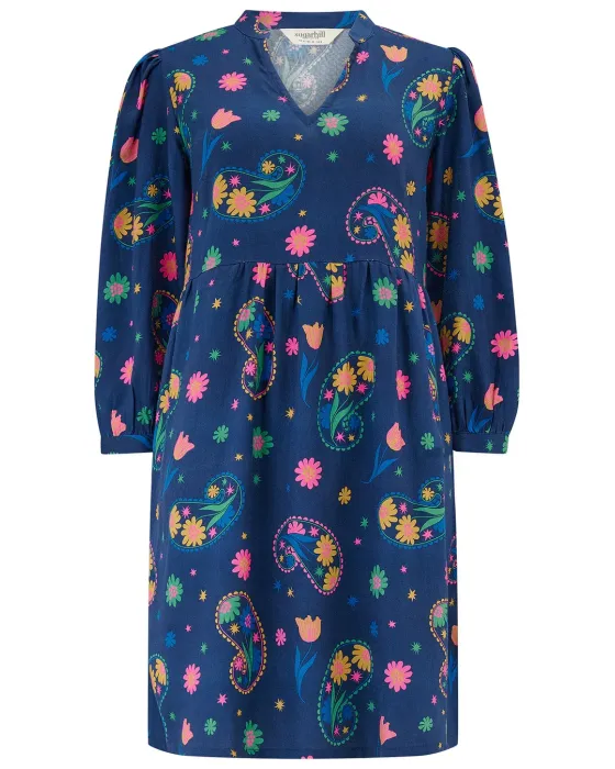 Vestido Mini Sugarhill Brighton Pollyanna Smock · Moda sostenible y colorida