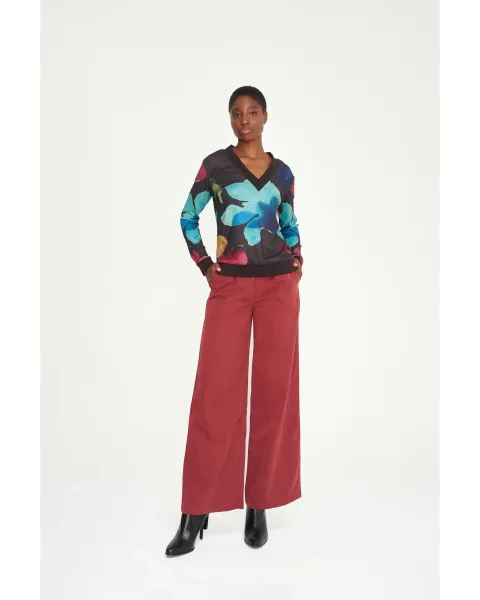Pantalón Malalá Diosa · Elegancia en corte palazzo