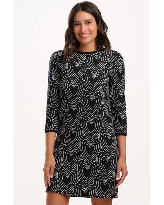 Vestido Mini Sugarhill Brighton Heart Explosion · Estampado de corazones