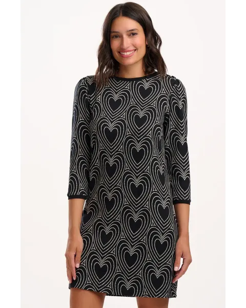 Vestido Mini Sugarhill Brighton Heart Explosion · Estampado de corazones