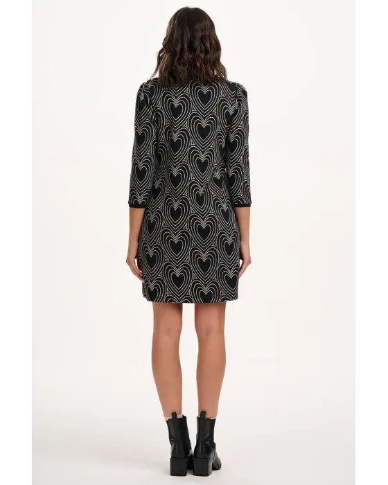 Vestido Mini Sugarhill Brighton Heart Explosion · Estampado de corazones