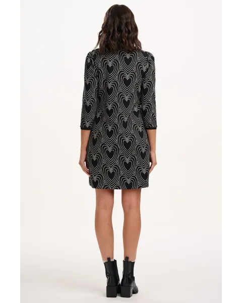 Vestido Mini Sugarhill Brighton Heart Explosion · Estampado de corazones