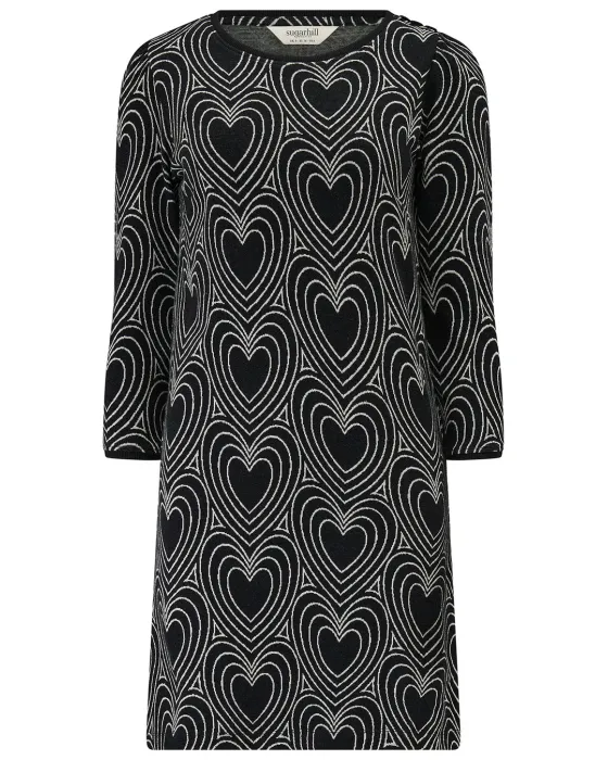 Vestido Mini Sugarhill Brighton Heart Explosion · Estampado de corazones
