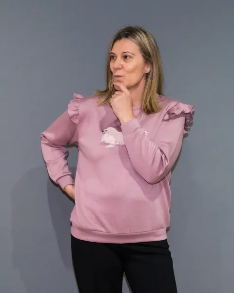 Sudadera LolitaS&L Perrito Volantes · Maldita Shop