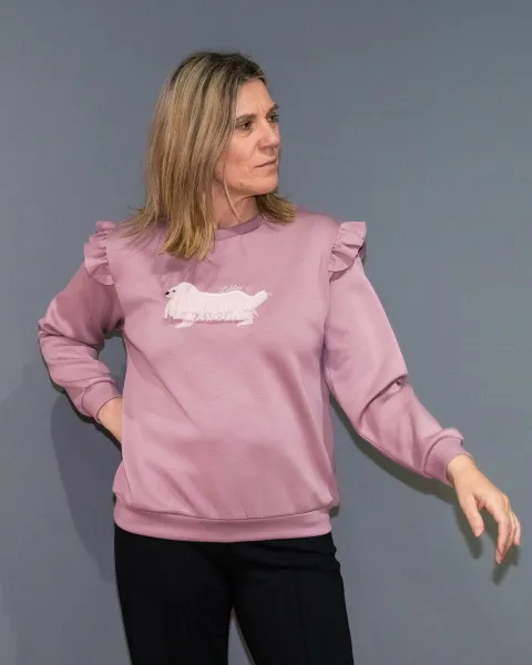 Sudadera LolitaS&L Perrito Volantes · Maldita Shop