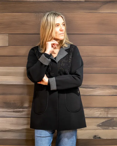 Chaqueta LolitaS&L Neopreno Cristales · Maldita Shop