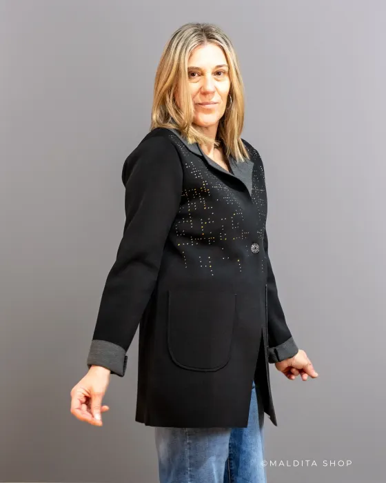 Chaqueta LolitaS&L Neopreno Cristales · Maldita Shop
