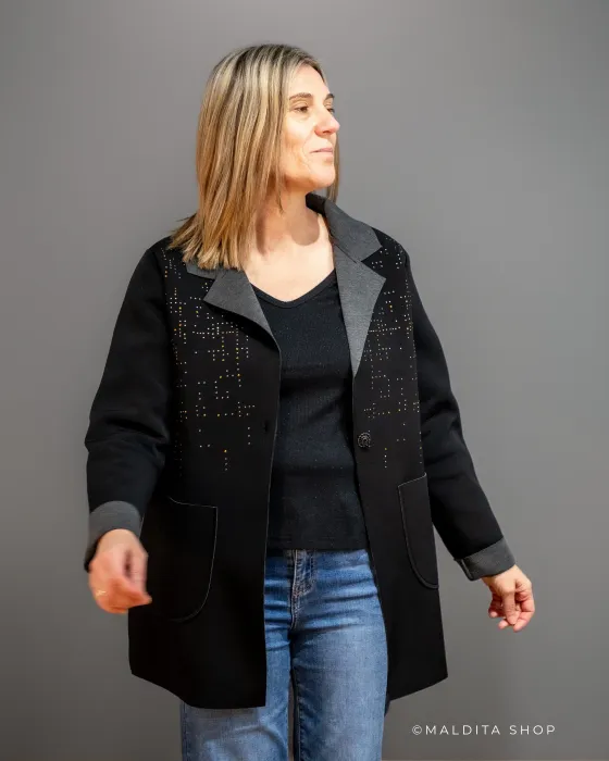 Chaqueta LolitaS&L Neopreno Cristales · Maldita Shop
