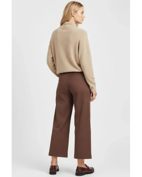 Pantalón Antelina Marrón Botones Dorados LolitaS&L · Maldita Shop