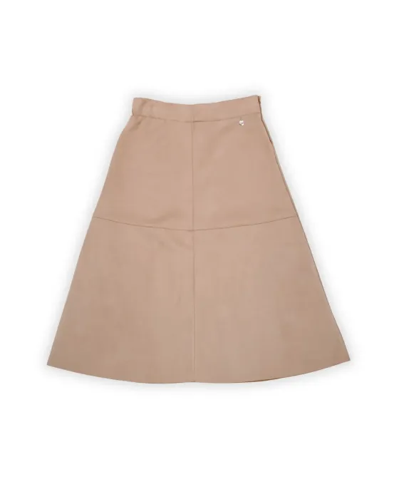 Falda Antelina Beige Acampanada LolitaS&L · Maldita Shop