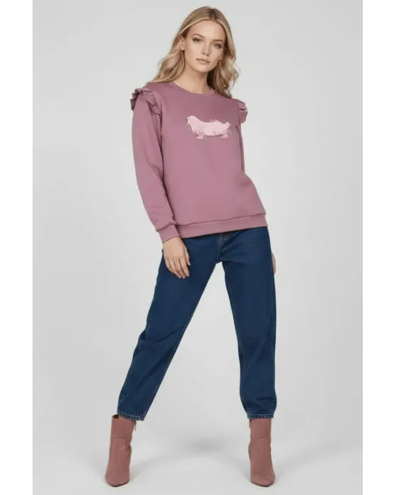Sudadera LolitaS&L Perrito Volantes · Maldita Shop