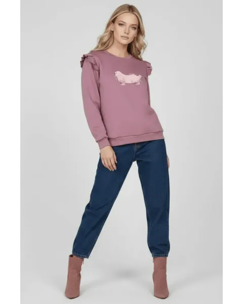 Sudadera LolitaS&L Perrito Volantes · Maldita Shop