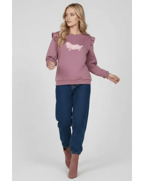 Sudadera LolitaS&L Perrito Volantes · Maldita Shop