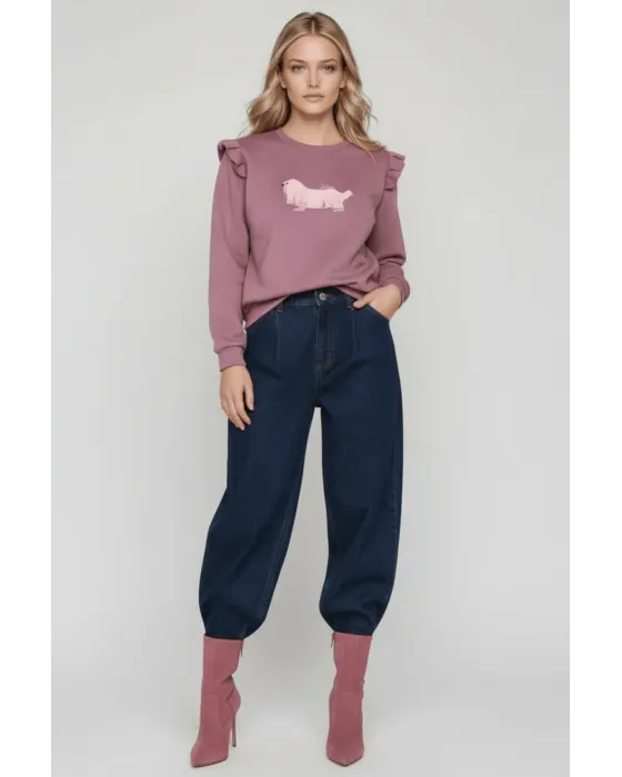 Sudadera LolitaS&L Perrito Volantes · Maldita Shop