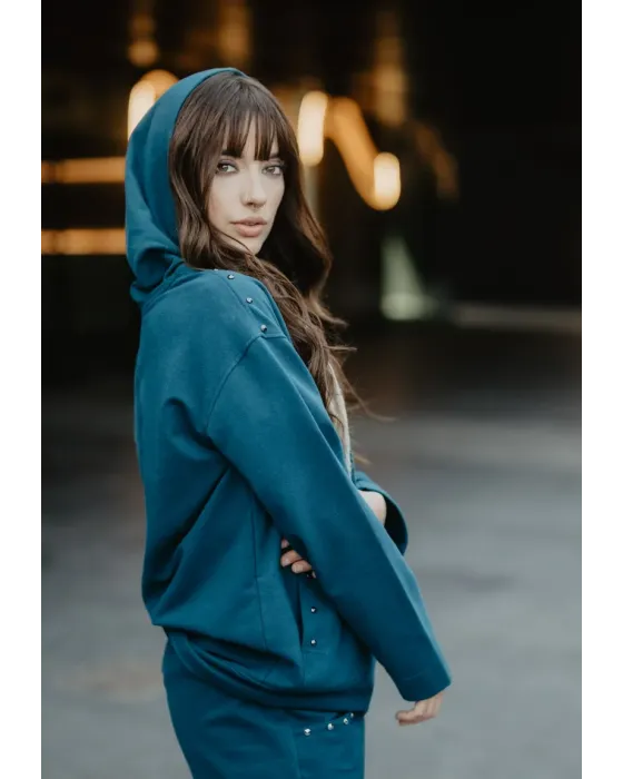 Sudadera Animosa Punk Verde · Animosa · Colección Amigas