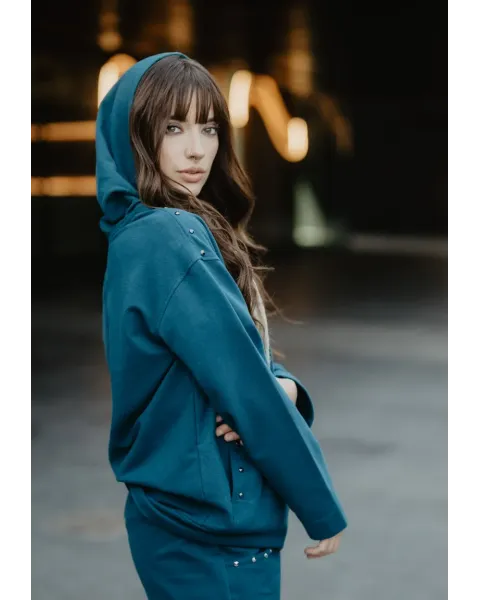 Sudadera Animosa Punk Verde · Animosa · Colección Amigas