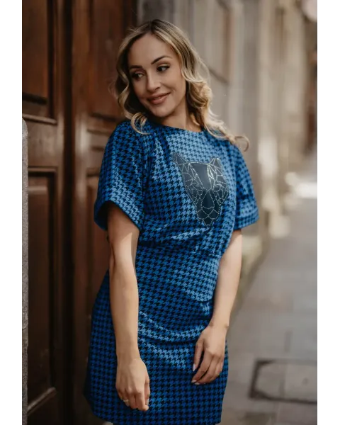 Vestido Pantera Azul · Animosa · Colección Amigas