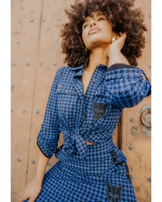 Camisa Pantera Azul · Animosa · Colección Amigas