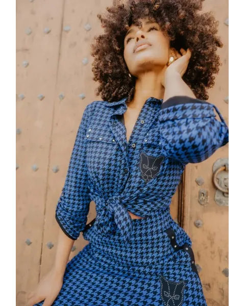 Camisa Pantera Azul · Animosa · Colección Amigas