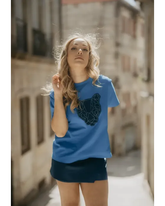 Camiseta Pantera Azul · Animosa · Colección Amigas