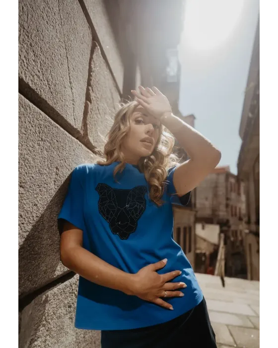 Camiseta Pantera Azul · Animosa · Colección Amigas
