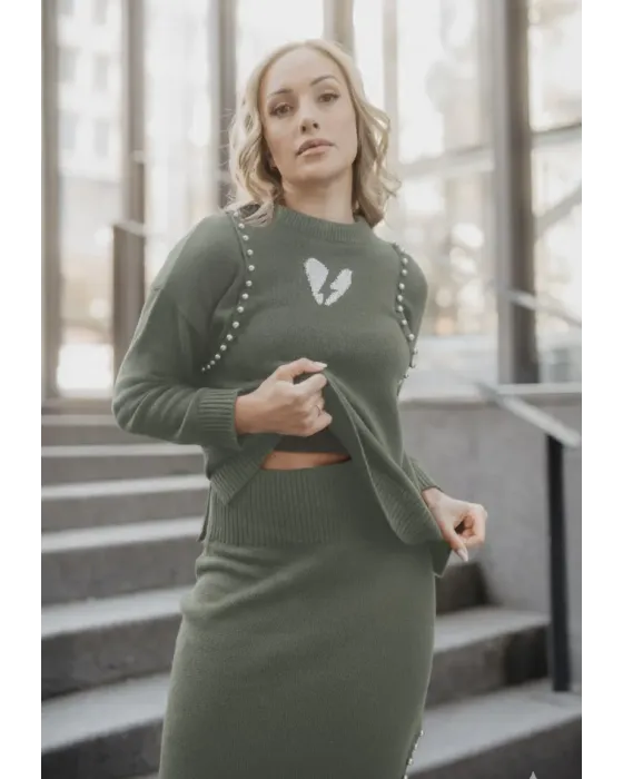 Jersey Corazón Rayo Punto Verde · Animosa · Colección Amigas