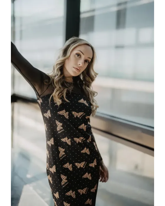Vestido Largo Tul Mariposas · Animosa · Colección Amigas
