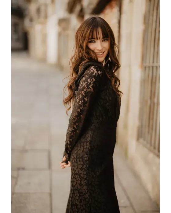 Vestido Largo Libélula Encaje · Animosa · Colección Amigas