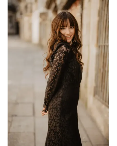 Vestido Largo Libélula Encaje · Animosa · Colección Amigas