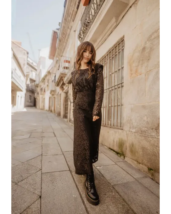 Vestido Largo Libélula Encaje · Animosa · Colección Amigas