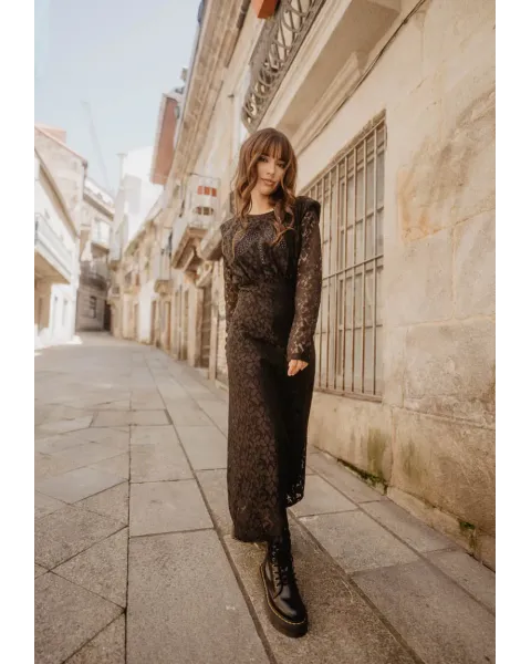 Vestido Largo Libélula Encaje · Animosa · Colección Amigas