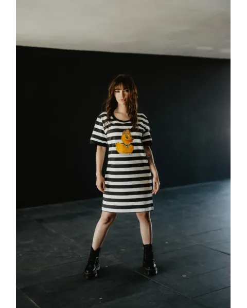 Vestido Patodalavida Rayas · Animosa · Colección Amigas
