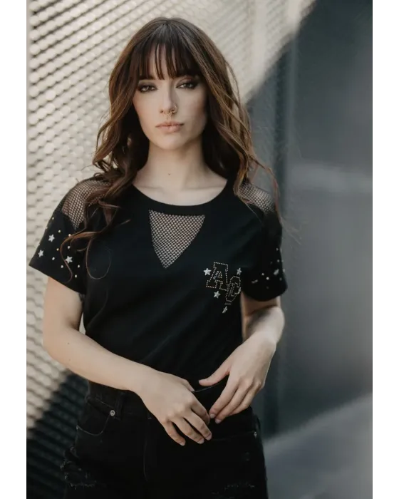 Camiseta AC Rejilla · Animosa · Colección Amigas