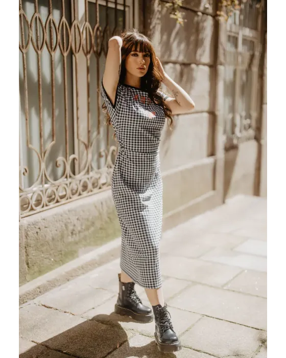 Vestido Amiga Cuadro Vichy · Animosa · Colección Amigas