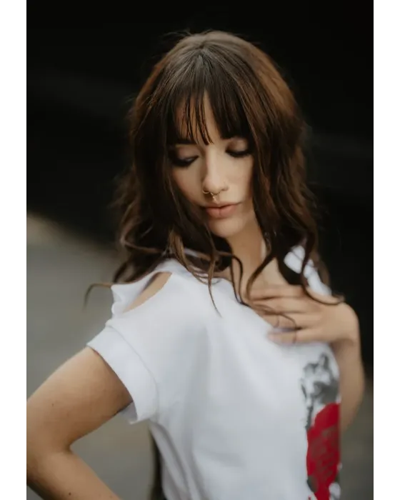 Camiseta Mapache Corazón · Animosa · Colección Amigas