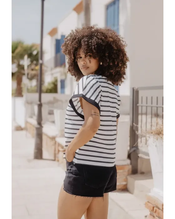 Camiseta Ancla Pirata · Animosa · Colección Amigas