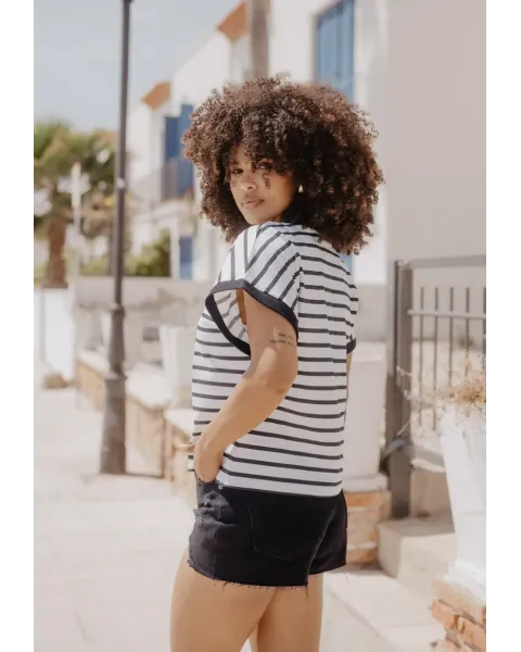 Camiseta Ancla Pirata · Animosa · Colección Amigas