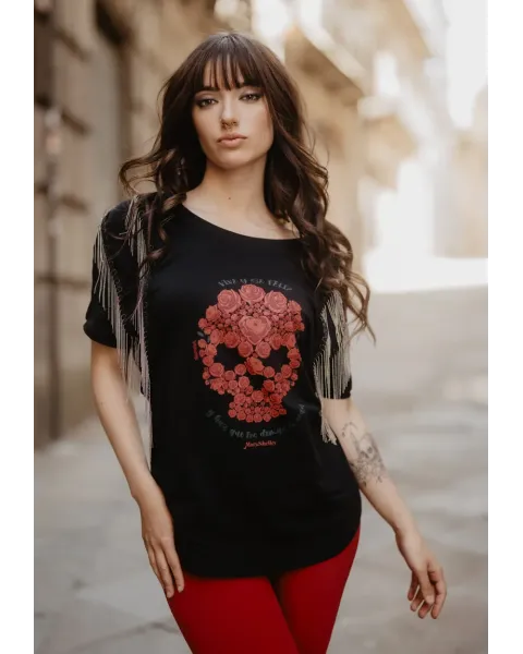 Camiseta Mary Shelley Calavera · Animosa · Colección Amigas